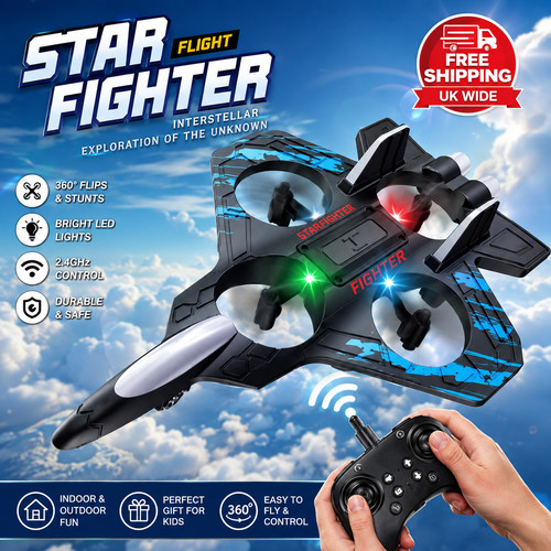 Fighter airplane stunt - fighter, remote